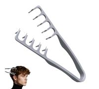 2 peines de textura, peine voluminizador de dientes anchos, peines de peinado esponjosos, cepillo de separación de flecos para la mayoría de tipos de cabello, crea un peinado esponjoso y en capas para