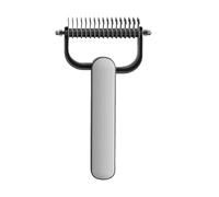 2 peines for gatos, peines de limpieza for mascotas, peine con nudo de cactus, universal for gatos y perros, 17 dientes(Grey,L)