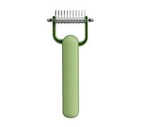 2 peines for gatos, peines de limpieza for mascotas, peine con nudo de cactus, universal for gatos y perros, 17 dientes(Green,S)