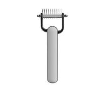 2 peines for gatos, peines de limpieza for mascotas, peine con nudo de cactus, universal for gatos y perros, 17 dientes(Grey,S)