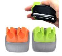 2 peladores de mano para vegetales de mano, agarres de goma, agarres de silicona para dedos de cocina, cómodos para pelar calabaza, zanahoria, pepino, patata y más