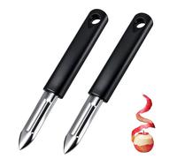 2 peladores profesionales, con mango ergonómico antideslizante | Pelador de verduras de acero inoxidable, pelador de patatas, pepinos, pelador WMF para patatas, zanahorias, pepinos