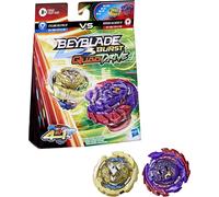 2 peonzas Beyblade Burst Quad Drive - Berserk Balderov B7 VS Cyclone Belfyre B7