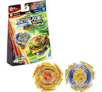 Beyblade Burst Quad Drive - Lote de 2 peonzas (Decay Perseus P7 VS Destruction Belfyre B7 [Hasbro] F4489)