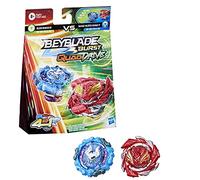 2 peonzas Beyblade Burst Quad Drive - Gilded Nemesis VS Salvage Vatryek Rashad [Hasbro]