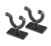 2 Perchas para Montaje en Pared de Guitarra, 50 Libras de Carga, Gancho para Guitarra Eléctrica Montado en la Pared, Soporte para Gancho de Pared con Esponja de Metal, Soporte