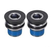 2 pernos de fijación de brazo de manivela de bicicleta para eje central Isis Es25, rosca M15 tornillos de acero inoxidable para sistemas de bicicleta eléctrica (2 piezas)