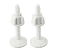 2 pernos de montaje de tapa de inodoro para volver a fijar la tapa suelta o suelta al cuenco en inodoros domésticos típicos