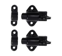 2 pernos de puerta de resorte para ventana, anillos de seguridad, pernos de rebote de resorte, cierres de aleación de aluminio, anillos de seguridad para ventanas