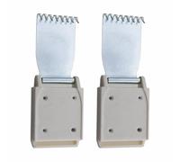 2 pesas de garra para máquina de tejer, plástico y metal, accesorios para máquina de tejer para el hogar, herramientas de costura hechas a mano