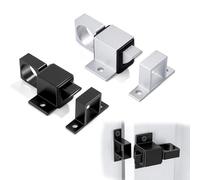 2 pestillos automáticos para puerta con muelle, pestillo de cierre de resorte con anillo de tracción, pestillo de resorte de bloqueo, pestillo corredero, pestillo de perno para ventanas, puertas de