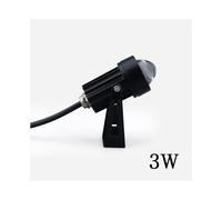 (2 pezzi 3W-blu) Faretto a LED da esterno IP65 da 10W e 3W, faretto a parete a fascio stretto per illuminazione