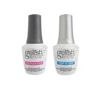 2-Piece Gel Nail Polish Set with Base Coat - Long-Lasting Soak Off Formula for Beginners