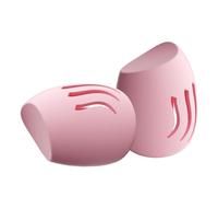 2-Piece Makeup Sponge Holder - Dust Proof Storage Organizer, Makeup Sponge Storage with Ventilation Slots, Protective Blender Case with Transparent Lid, Acrylic Container, for Countertop Bathroom