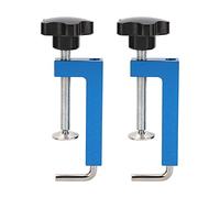 2 Piece Universal Fence Clamp, Universal Fence Clamp Set, Miter Clamp G Clamp, Aluminum Adjustable Clamping Box for Miter Saw and Router Table