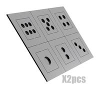 2-Piece Welding Practice Steel Plates Cold Rolled Metal With Neat Edges For Beginner Training Welding Practice Plates