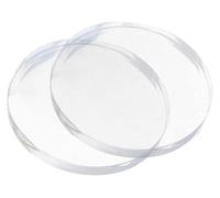 2 Pieces Acrylic Round Discs Thickness 8Mm, Transparent Panel Suitable for Picture Frame, DIY Crafts Display,Diameter 150mm(Diameter 130mm)