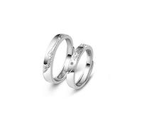 2 Pieces Adjustable Matching Rings She And Him Set Rings Mountain Sea Ring