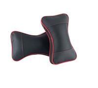 2 Pieces Car Neck Pillows Leather Rest Cushion Pad Pillow Auto Seat Head Cushions Headrest Interior Accessories para Conducir(Color 4)