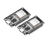 2 Pieces ESP32 USB C mit CP2102 Chip ESP32 NodeMCU ESP32 WROOM 32 Development Board ESP-WROOM-32, 2.4GHz WiFi + Bluetooth Microcontroller