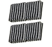 2 Pieces Exfoliator Towel, Exfoliator Shower Towel, Body Exfoliator Washcloth, Back Washer Exfoliate Towel, Exfoliator Cloth for Smooth Skin, 21x100x1cm Body Scrubber Towel for Men and Women
