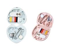 2 pieces Kit de costura mini travel sewing kit profesional costurero caja con accesorios incluidos pequeño kit de costura completo