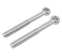 2 Pieces M12 Stainless Steel Machinery Shoulder Lifting Eyebolts for Home Renovation, Pipeline Gate Valves Fasteners,M12×160mm(M12x110mm)