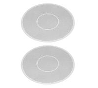 2 Pieces Metal Coffee Filters, 62MM Compatible with and Makers Reusable Stainless Disc Coffee Filters Coated Stainless Steel in Cafe Maker