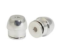 2 Pieces Pierced-Proof Supports - with Safety Cover Pierced-Proof Earring Backs Replacements Fit 0.9-1.2mm Ear Needles - for Sensitive Skin Men Women