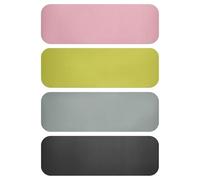 2 Pieces Treadmill Mat, Scratch Prevention, 80x25cm, Protective Floor Mat, Exercise Equipment Mats, Noise Reduction Technology, For Stationary Bicycle Rowing Machine