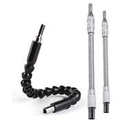 2 pieza 1/4 de pulgada Destornillador de eje flexible Destornillador Enlace de conexión para destornillador(200mm&300mm),1 pieza 1/4" Flexible Extensión de mango suave destornillador broca soporte