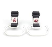 2 pieza cochecito gancho en negro - Estable, flexible universal - Fijación versátil para carrito, cochecitos, Stroller Hooks, de dubens