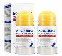 2 Pieza Crema Urea 60%, Crema Pies Secos y Agrietados, C rema Hidratante Pie, c rema para el Cuidado de Los Pies, crema de 60% urea para Pie, Suaviza Manos y pies Gruesos, Secos, Agrietados y ásperos