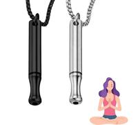 2 Pieza Dejar De Fumar,Collar Antitabaco,Collar De RespiracióN,Respiratorias Collars Facil Antitabaco Cadenas FáCil Herramientas,Calm Breathing Necklace,para Anti Cigarrillos Antitabacos Dispositivo