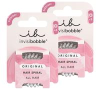 2 Pieza invisibobble Lote de gomas para el pelo (2 x transparentes)