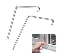 2 pieza Llaves de Ajuste para Ventana, Herramienta de Ajuste de Ventanas, Hexagonales 4mm & TORX TX15, Fácil de usar, No es fácil lastimarse las manos, Adecuada para herramientas de mantenimiento