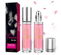2 Pieza Perfume Feromonas Mujer, Regalo Mujer Personalizado, Set de Regalo San Valentin Mujer para Atraer Hombres Perfume de Roll-on Perfume Mujer para Portátil y Fácil de Usar