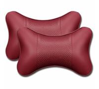 2 Pieza Reposacabezas Coche para Seat Leon FR Ibiza Cupra Altea Alhambra, Cojines para Reposacabezas Almohada Cervical Cojín para el Cuello con Correa Ajustable para Aliviar la Presión del Dolor