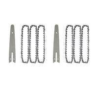 2 piezas 1/4 guía de cadena de motosierra eléctrica de 6 pulgadas mini motosierra hoja de poda cadena de accesorios de cadena