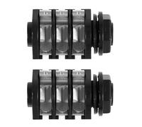 2 Piezas 1/4 Pulgada 6.5mm Enchufe Clavija de Auricular de Montaje en Panel PCB de Audio Estereo 6 Pines