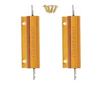 2 Piezas 100W 680 Ohm Resistencias de alambre de aluminio de alta potencia con tornillos