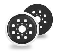 2 piezas 125 mm almohadilla lijadora repuesto gancho bucle para Bosch GEX 125-1 AE, almohadilla respaldo arena dura 5 pulgadas y 8 orificios compatible con la lijadora órbita aleatoria PEX 220 A y AE
