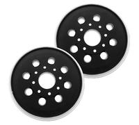 2 piezas 125 mm bandeja de lijado con gancho y bucle de 8 agujeros compatible con Bos-ch PEX 220 A, GEX 125-1 AE,PEX 220 AE, Skil 7402/7490