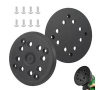 2 piezas 125MM Almohadilla de Lijadora de Reemplazo Orbital de Gancho y Hebilla de 8 Agujeros Bandeja de Lijado, Compatible con la Lijadora Excéntrica Bosch PEX 270 A y PEX 270 AE con Tornillos