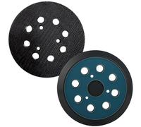 2 Piezas 125mm Plato de Lija 8 Agujeros para Makita BO5010/K BO5031/K BO5030/K BO5041/K, 5 Pulgadas 8 Agujeros Almohadillas de Lijadora Orbital Base para DeWalt DW420/420K DW421/421K DW423/423K DW426K