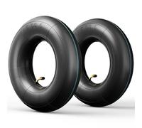 2 Piezas 13x5.00-6 Cámara de aire con Válvula Curva, 13x5.00-6 Cámara de aire Inflable para Cortacésped, Carrito, Remolque de Jardín, Go-Karts, Carritos de Playa, Prensa para Hierba, Fresa para