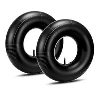 2 Piezas 15x6.00-6 Tubos Internos de Reemplazo, Cámaras Rueda Carretilla con válvula para cortadoras de césped, carretillas de Mano