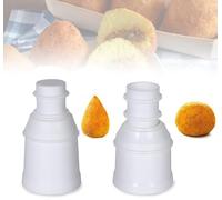 2 Piezas 160g Molde para Arancini, Molde para Bolas de Arroz, Molde de Prensa Multi-funcional para Bolas de Arroz, Herramientas Bento, Molde de Cocina Redondo y Cónico, Molde de manualidades 3 en 1