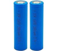2 Piezas 18650 Batería De Litio Recargable 2600 MAh 3,7 V Baterías De Iones De Litio 2600 MAh