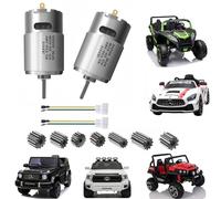 2 PIEZAS 24 V RS550 40000 rpm Motor de Coche Eléctrico Infantil para Mejora, Motor de Alta Velocidad para Carrera Infantil en Piezas de Repuesto de Coche